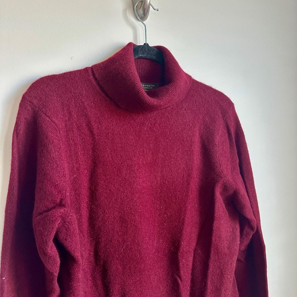 Charter Club Sweater Womens Large Cashmere Turtleneck Pullover Luxury Soft Knit - Picture 1 of 8